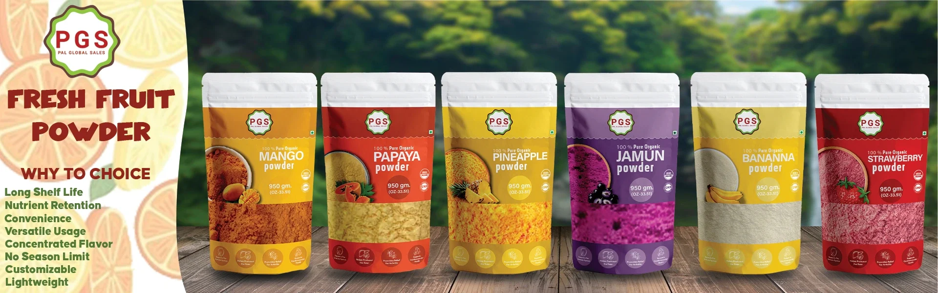 fruit web banner design