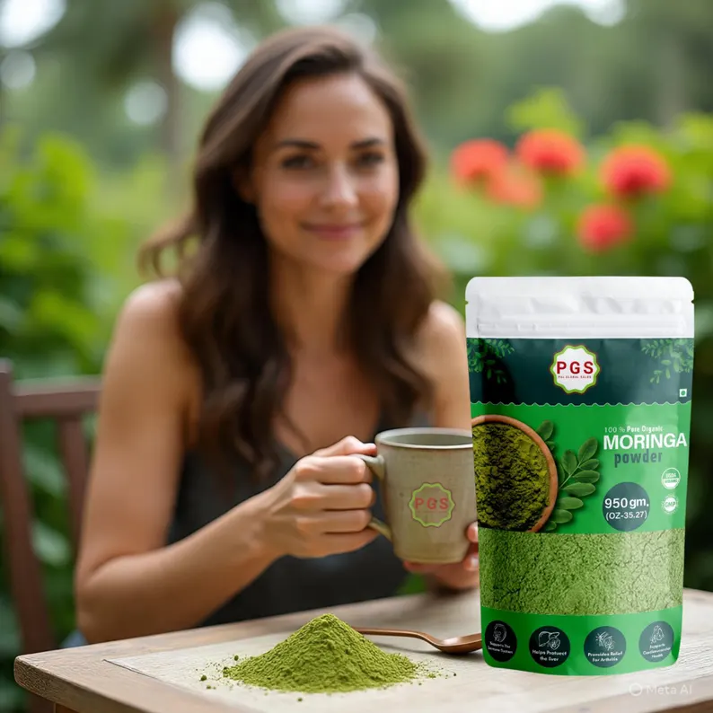 100% Pure Natural Moringa Leave (Leaf) Powder, Herbs Product, - Image 3