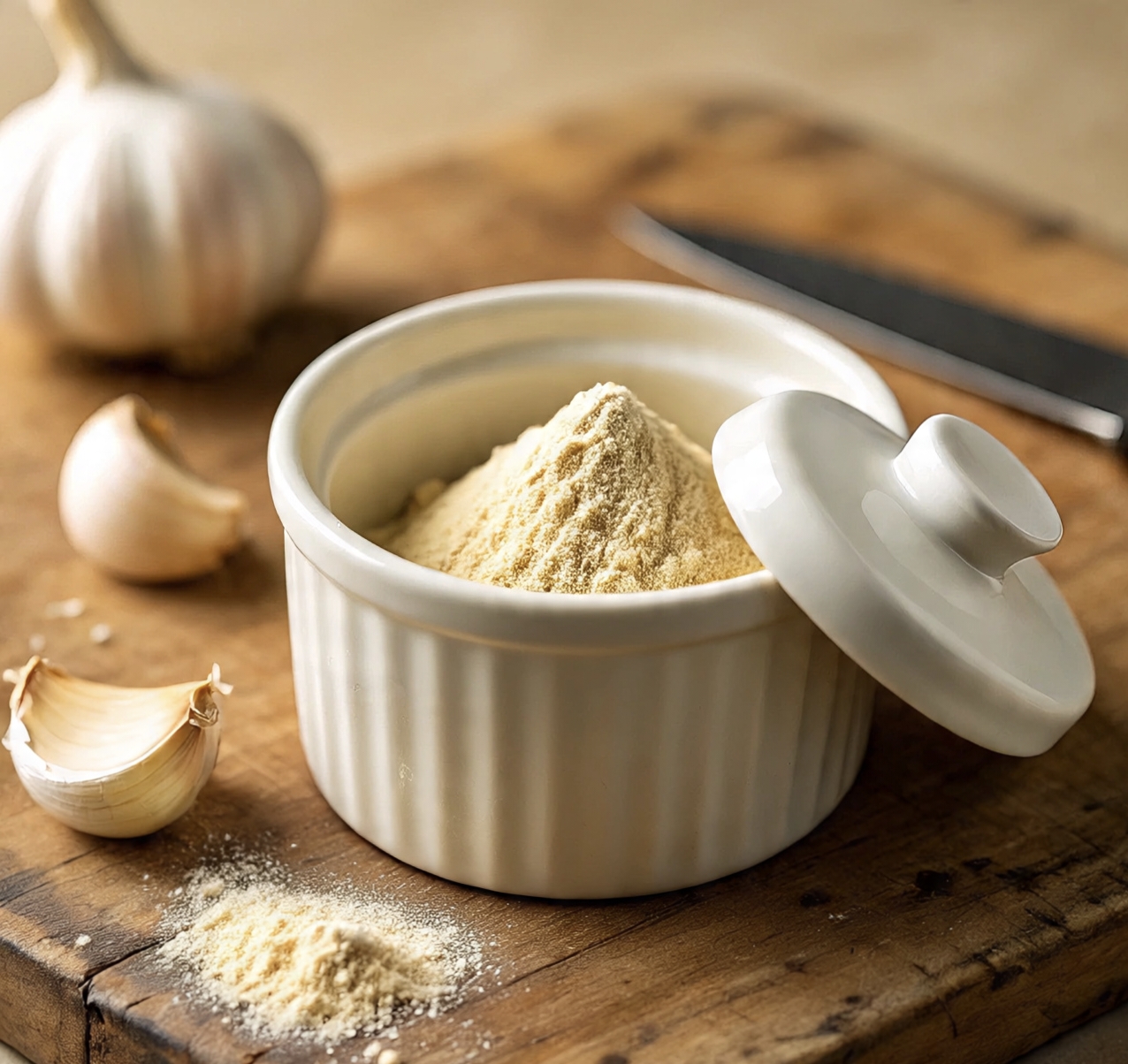 Organic Garlic Powder – Fresh Aroma | Natural Seasoning-100% Natural Dehydrated Garlic Powder | Flavor Enhancer - Image 2