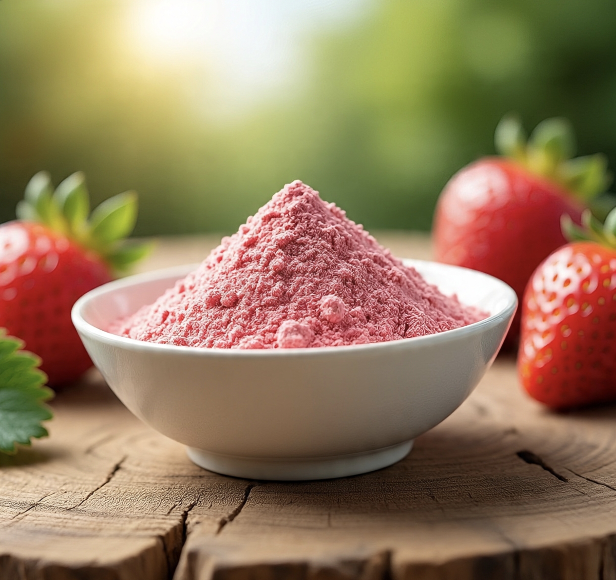Buy Online Organic Strawberry 🍓 Powder, Best Quality, 100% Pure Fruits Powder Herbs And Cooking Product, - Image 5