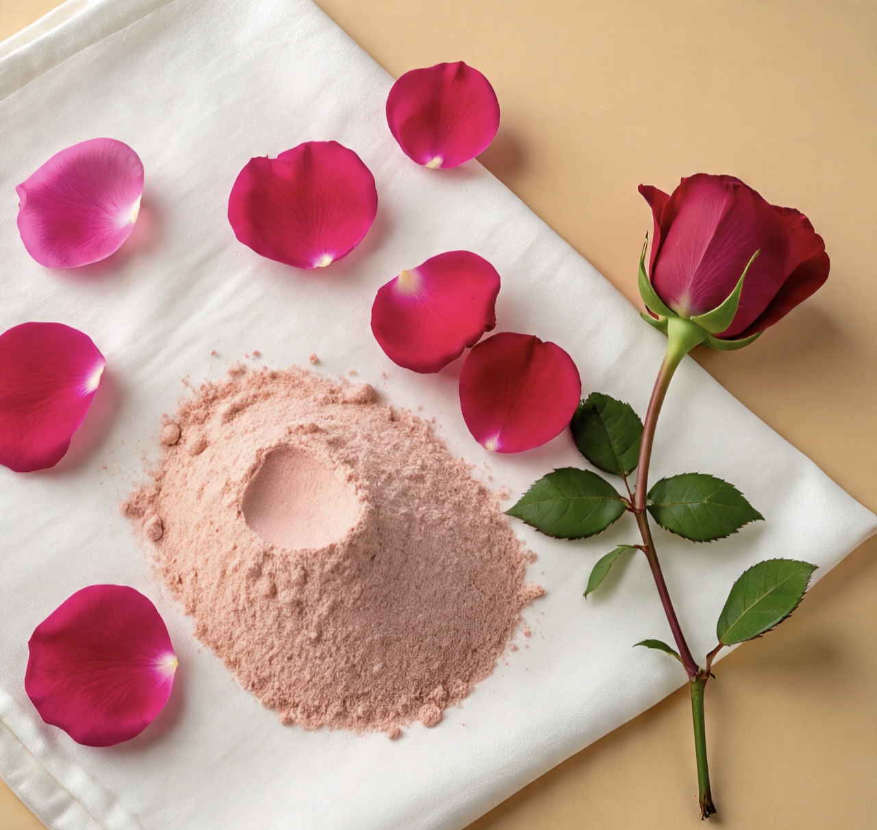 Rose Petals Powder, Natural Skincare & DIY Beauty, 100% Natural Rose Petal Powder, Skin Glow, Beauty Product, - Image 5