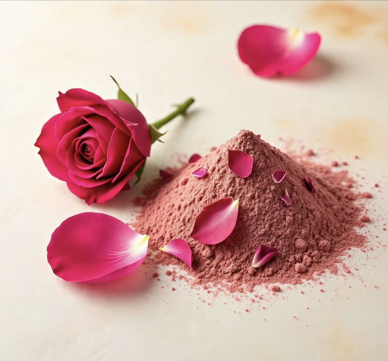 Rose Petals Powder, Natural Skincare & DIY Beauty, 100% Natural Rose Petal Powder, Skin Glow, Beauty Product, - Image 2