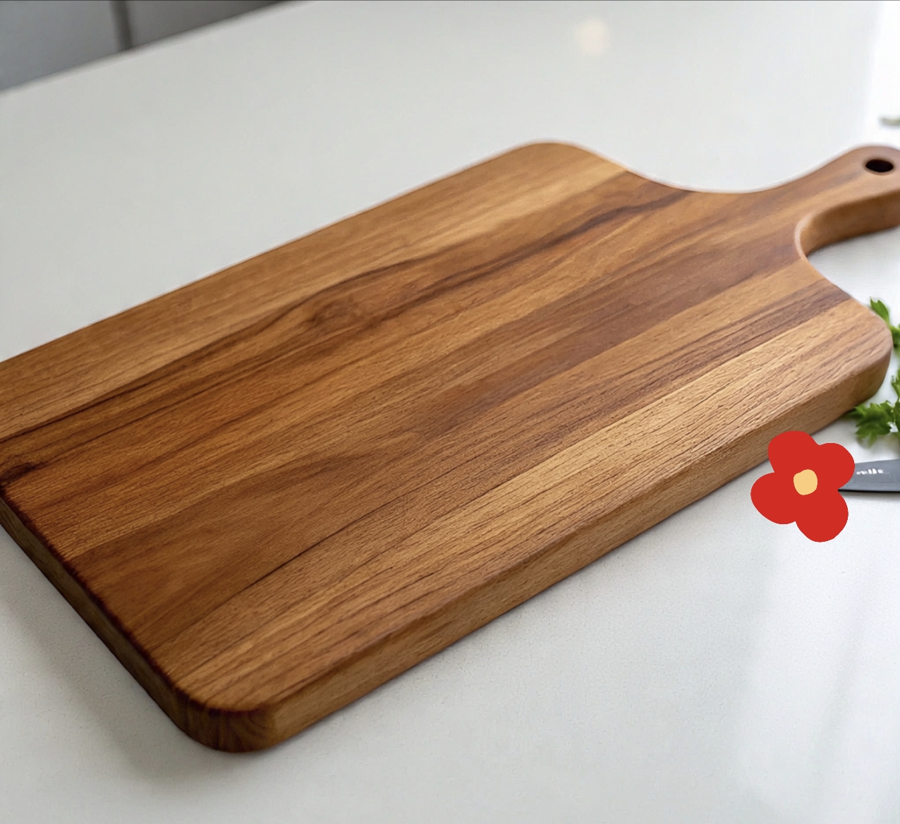 Wooden Chopping Board | Teak Wooden Premium wooden chopping board for everyday kitchen use - Image 3