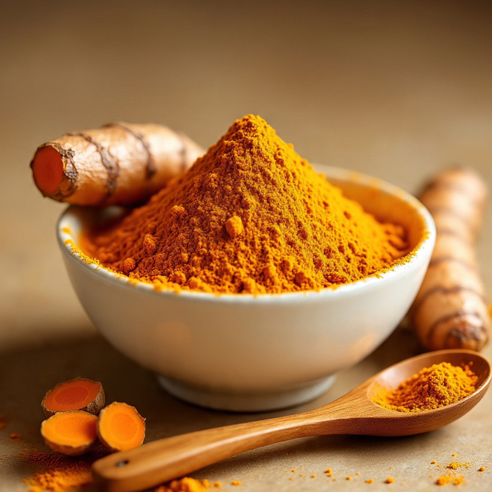 Organic Dry Turmeric Powder, Best Indian Spice, Cooking Recipe Use and Herbs Healthy Product. - Image 5