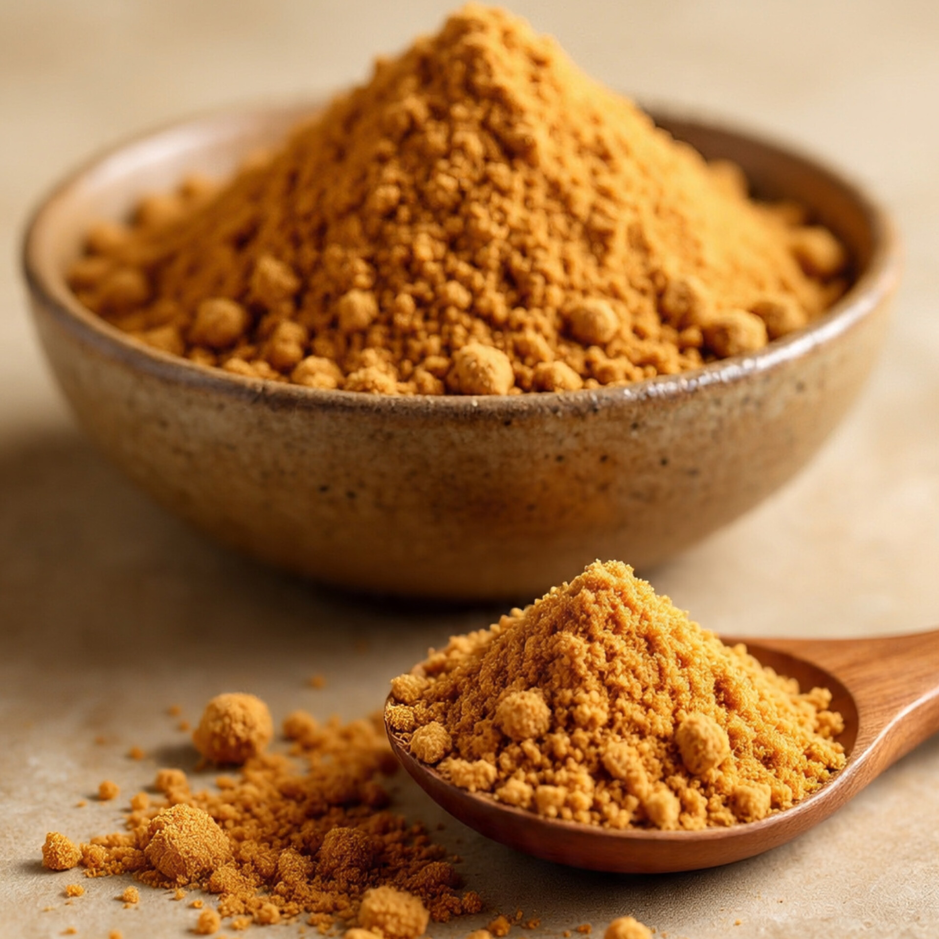 Organic Jaggery Powder, Best Indian Spice, Cooking Recipe Use and Herbs Healthy Product. - Image 4