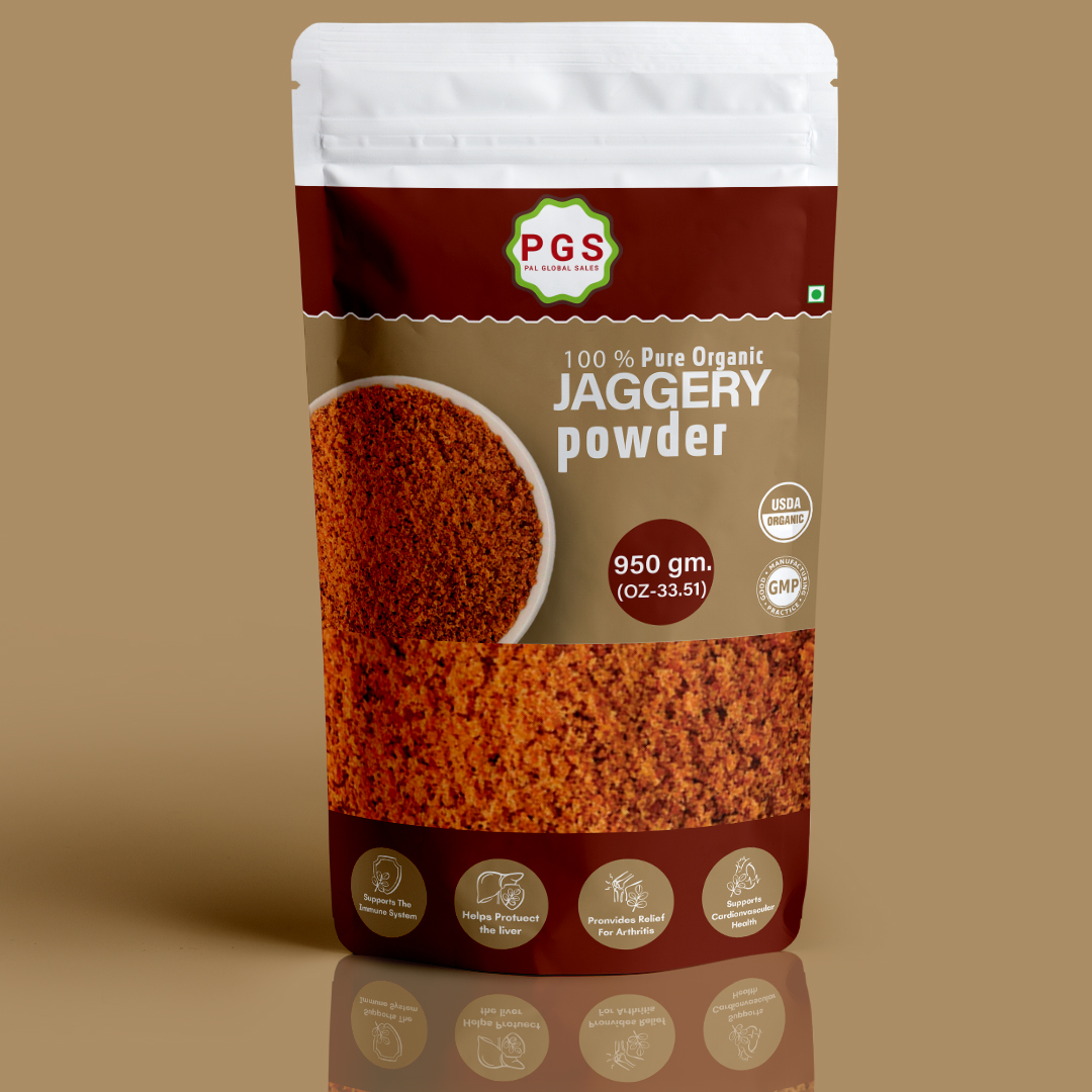 Organic Jaggery Powder, Best Indian Spice, Cooking Recipe Use and Herbs Healthy Product.