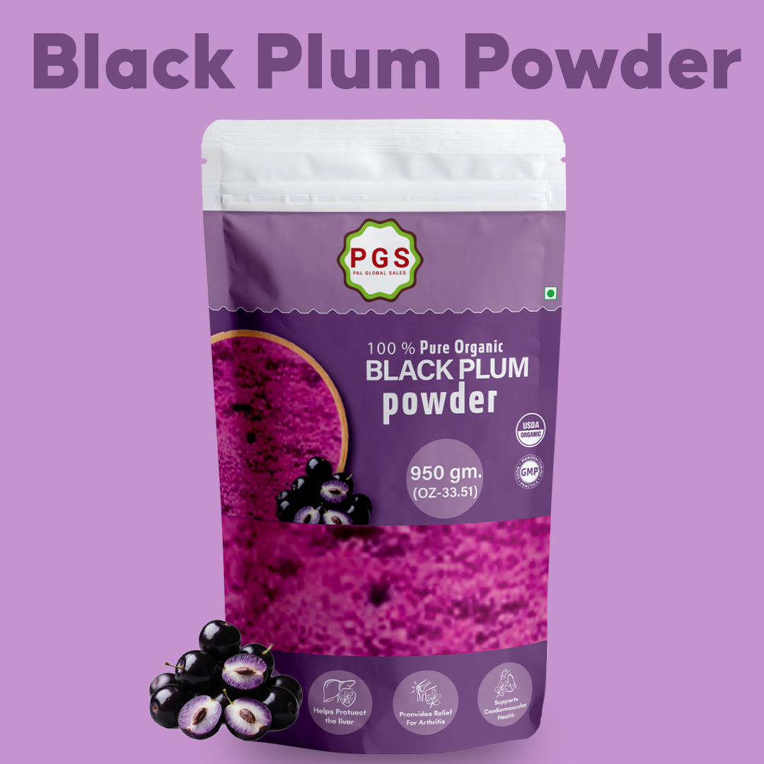 Organic Black plum Powder, Best Quality, 100% Pure Fruits Powder Product,