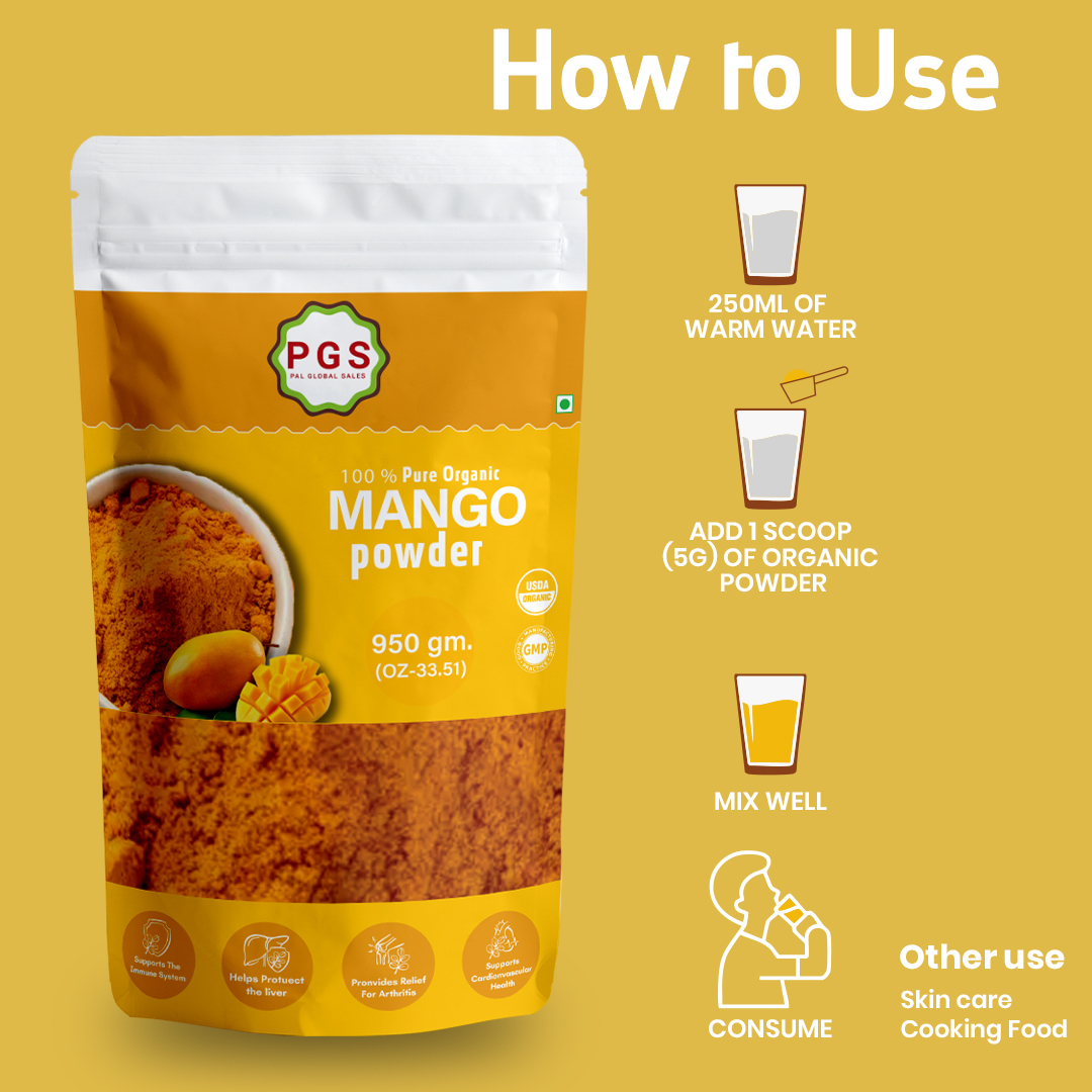 Organic Mango Powder, Best Quality, India Origin, 100% Pure Fruits Powder Product, - Image 2