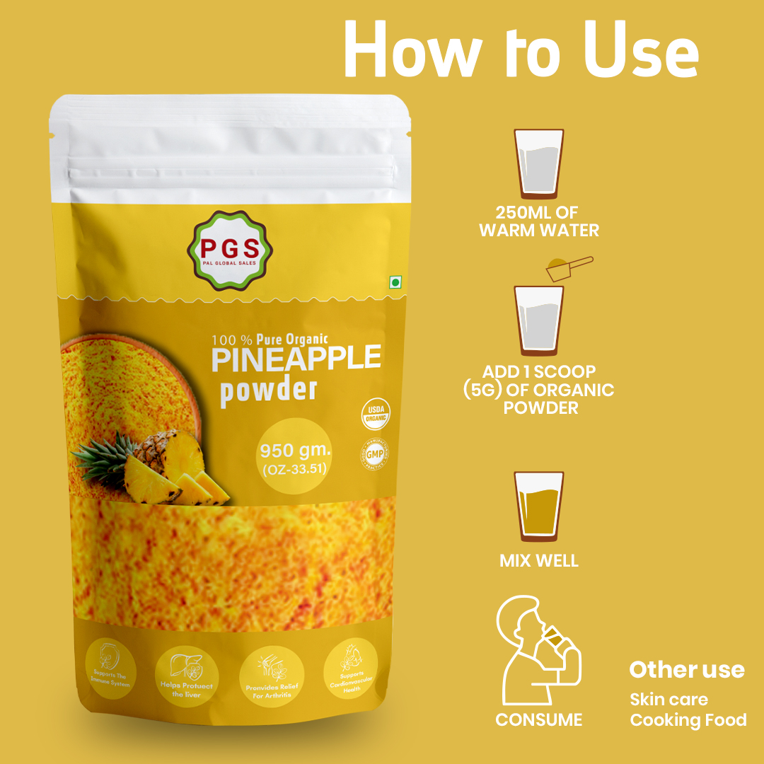 Organic Pineapple Powder, Best Quality, 100% Pure Fruits Powder Herbs And Cooking Product, - Image 4