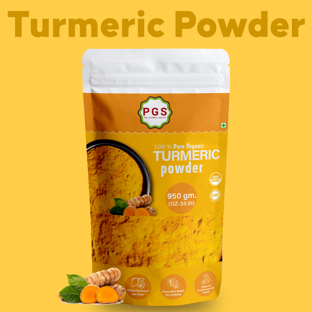 Organic Dry Turmeric Powder, Best Indian Spice, Cooking Recipe Use and Herbs Healthy Product.